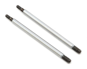 Team Associated 33.5mm RC8 B/T 3/4 Factory Team "Chrome Finish" Front Shock Shaft (2)