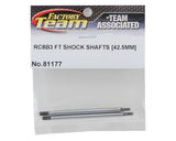 Team Associated RC8T3 Factory Team 3.5x42.5mm Chrome Shock Shafts