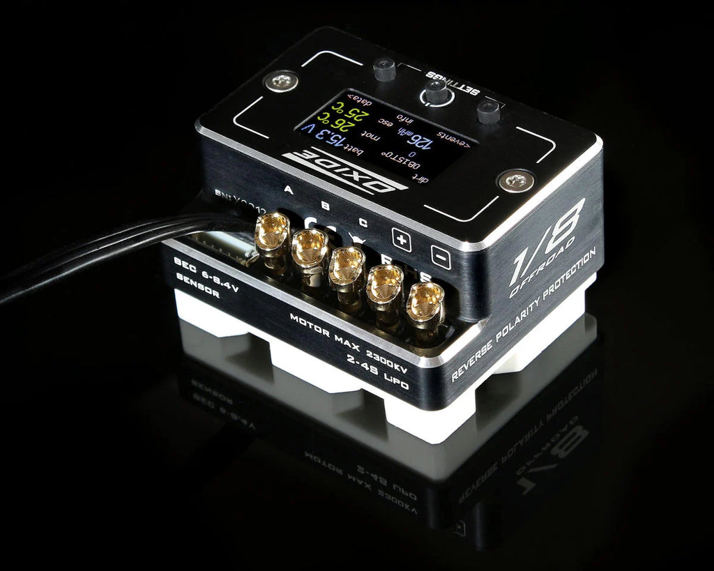 Elceram Oxide 1/8 Brushless ESC w/Color LCD Display