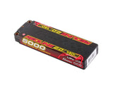 Gens Ace Redline 2.0 2S LiPo Battery 140C (7.4V/5000mAh) w/5mm Bullets
