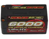 Gens Ace Redline 2.0 4S Shorty LiHV Battery 140C (15.2V/6000mAh) w/5mm Bullets (Buggy)