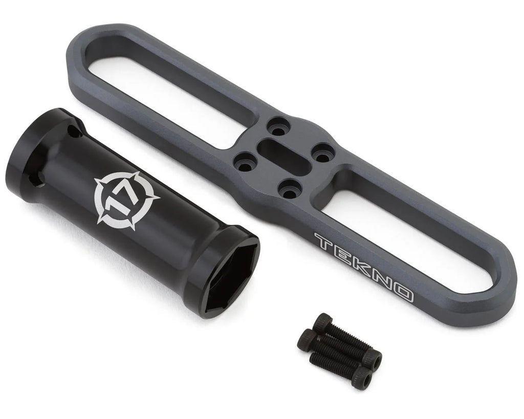 Tekno RC 17mm Wheel Wrench & Shock Cap Tool w/Long Shank - TKR1116B