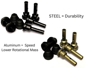 GKE / Team Chase Booted Axles Losi 5IVE-T 1/ 5ive B 2.0 / 1.0