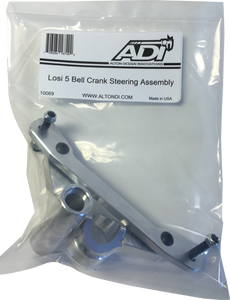 Precision Aluminum Bell Crank Steering Assembly for Losi 5T 1.0 / 5B ADI (10069)