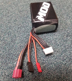1/5 Scale MOD Lightweight 2800 Mah 4-Cell Receiver Pack Losi 5T 1.0 / 2.0 & Kraken Vekta Hitec 1000 / 1005 / 1100 (#19550)