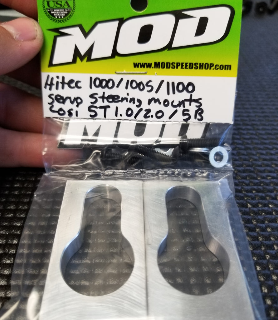 Hitec 1000 / 1005 / 1100 Series Aluminum Servo Mounts for Losi 5B / 5T 1.0 / 2.0