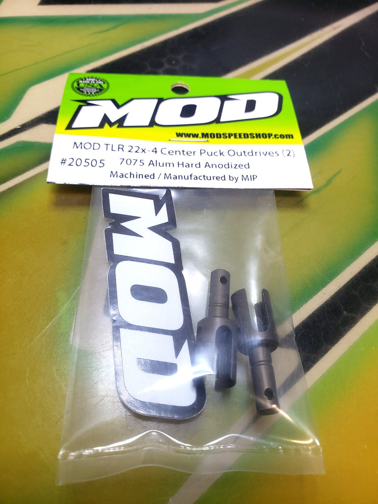MOD TLR 22x-4 Center 7075 Alum Puck Outdrives (2) #20505