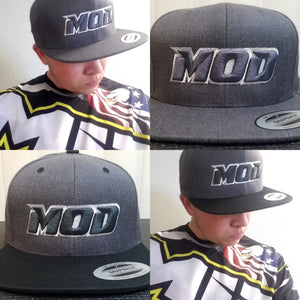 Snap Back Hat - Flat Bill - MOD - Choose Color