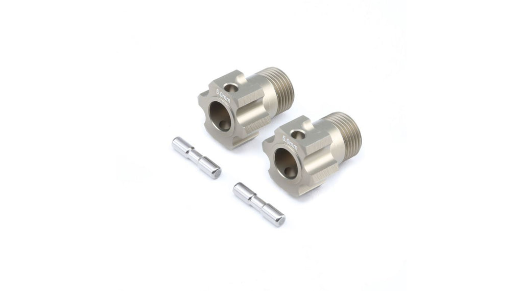 Wheel Hex and Pin, +5.0mm (2): 5B, 5T (TLR352004)