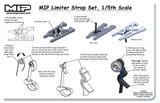 MOD / MIP Limit Strap Set Colors (Choose) TLR/Losi 5T 1.0 / 2.0 / 5B