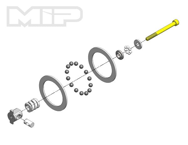 Team Associated 7/6 Series All-In-1 Carbide Diff Rebuild Kit #17095