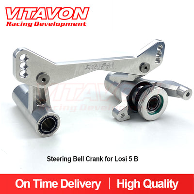 VITAVON CNC Redesigned CNC Alu7075 Steering Bell Crank for Losi 5ive B 5T1.0 - Vitavon - 5B00014