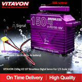 VITAVON CNC Alu7075 150kg V2 15T Brushless Digtal Servo For 1/5 Scale Vehicles - Vitavon - 5T00087
