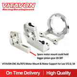 VITAVON CNC Alu7075 Motor Mount & Motor Support For Losi 5T2.0, 5B - Vitavon - 5T00009