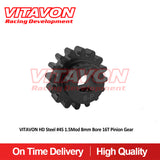 VITAVON Pinion Gear 8mm D bore 1.5Mod15/16/17/18/19/20/21/22/23/24/25/26/30/33T CNC HD 45# for X-MAXX / DBXL / 5B - Vitavon - XMAXX78