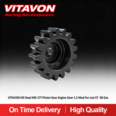 VITAVON HD Steel #45 17T 18T 19T 20T Pinion Gear Engine Gear 1.5 Mod For Losi 5T 5B Gas - Vitavon