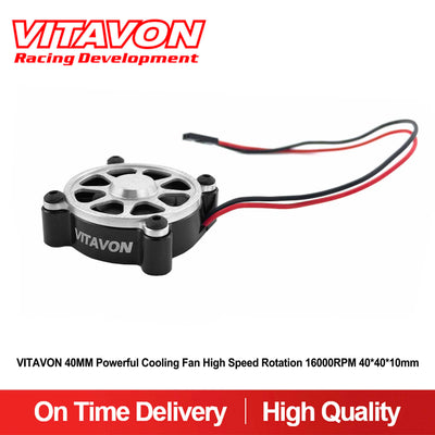 VITAVON 40MM Powerful Cooling Fan High Speed Rotation 16000RPM 40*40*10mm - Vitavon - VT00015