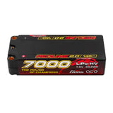 Gens ace 7000mAh 2S 140C 7.6V(HV) Mid-size Lipo Battery | 5.0mm bullet | Redline 2.0