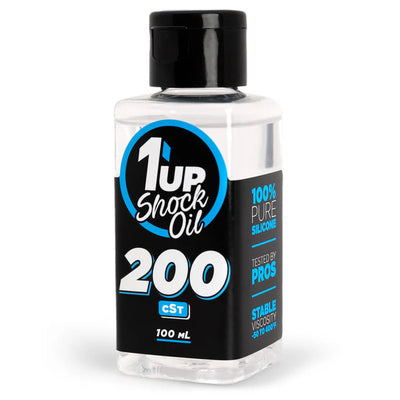1UP Racing Pure Silicone Shock Oil (100ml) (200cst/20wt) - 1UP100200