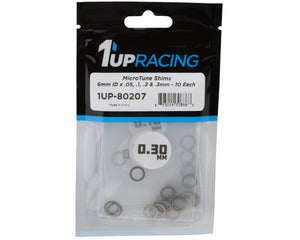 1UP Racing MicroTune Shim Assortment Set (6mm) (0.05/0.1/0.2/0.3) - 1UP-80207