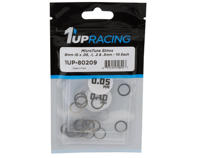 1UP Racing MicroTune Shim Assortment Set (8mm) (0.05/0.1/0.2/0.3) - 1UP-80209