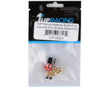 1UP Racing Heatsink Bullet Plug Grips w/4-5mm Bullets (Black/Red)