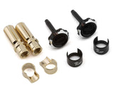1UP Racing "Lockdown" Adjustable Bullet Plug Grips w/5mm Bullets (Black/Black) - 1UP190450