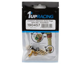 1UP Racing "Lockdown" Adjustable Bullet Plug Grips w/5mm Bullets (Gold/Black)