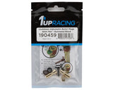 1UP Racing "Lockdown" Adjustable Bullet Plug Grips w/5mm Bullets (Gunmetal/Black) - 1UP190459