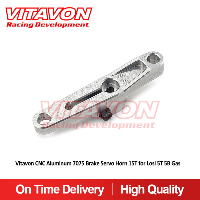 Vitavon CNC Aluminum 7075 Brake Servo Horn 15T for Losi 5T 5B Gas - Vitavon - 5T00065