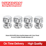 Vitavon CNC Alu7075 24mm Hex/Hub Adapter with 1.5mm ThreadFor Losi 5T 2.0/5B/PrimalRc Raminator 1/5 - Vitavon - 5T00085-1