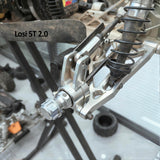 Vitavon CNC Alu7075 24mm Hex/Hub Adapter with 1.5mm ThreadFor Losi 5T 2.0/5B/PrimalRc Raminator 1/5 - Vitavon - 5T00085-1