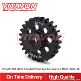 VITAVON Pinion Gear 8mm D bore 1.5Mod15/16/17/18/19/20/21/22/23/24/25/26/30/33T CNC HD 45# for X-MAXX / DBXL / 5B - Vitavon - XMAXX78