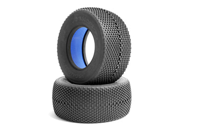 JConcepts 3043-02 Double Dee's Short Course Tires (Super Soft) Green (2)
