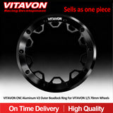 VITAVON CNC Aluminum 1/5 Bead Lock Wheel 70MM Wide For Vekta Losi Baja 5B,DBXL 1/5 - Vitavon - 5B00033