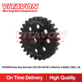 VITAVON Pinion Gear 8mm D bore 1.5Mod15/16/17/18/19/20/21/22/23/24/25/26/30/33T CNC HD 45# for X-MAXX / DBXL / 5B - Vitavon - XMAXX78