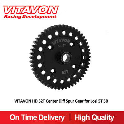 VITAVON HD Steel 52T 54T 56T 62T Center Diff Spur Gear for Losi 5T 5B - Vitavon - 5T20046