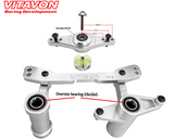 Vitavon Redesigned LOSI 5T 2.0 V2 Bell Crank System with Spring-Deleted Servo Damper