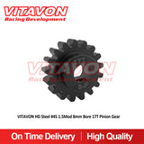 VITAVON Pinion Gear 8mm D bore 1.5Mod15/16/17/18/19/20/21/22/23/24/25/26/30/33T CNC HD 45# for X-MAXX / DBXL / 5B - Vitavon - XMAXX78