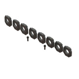 Motor Mount Set (8), LOSI NASCAR - ARA320744
