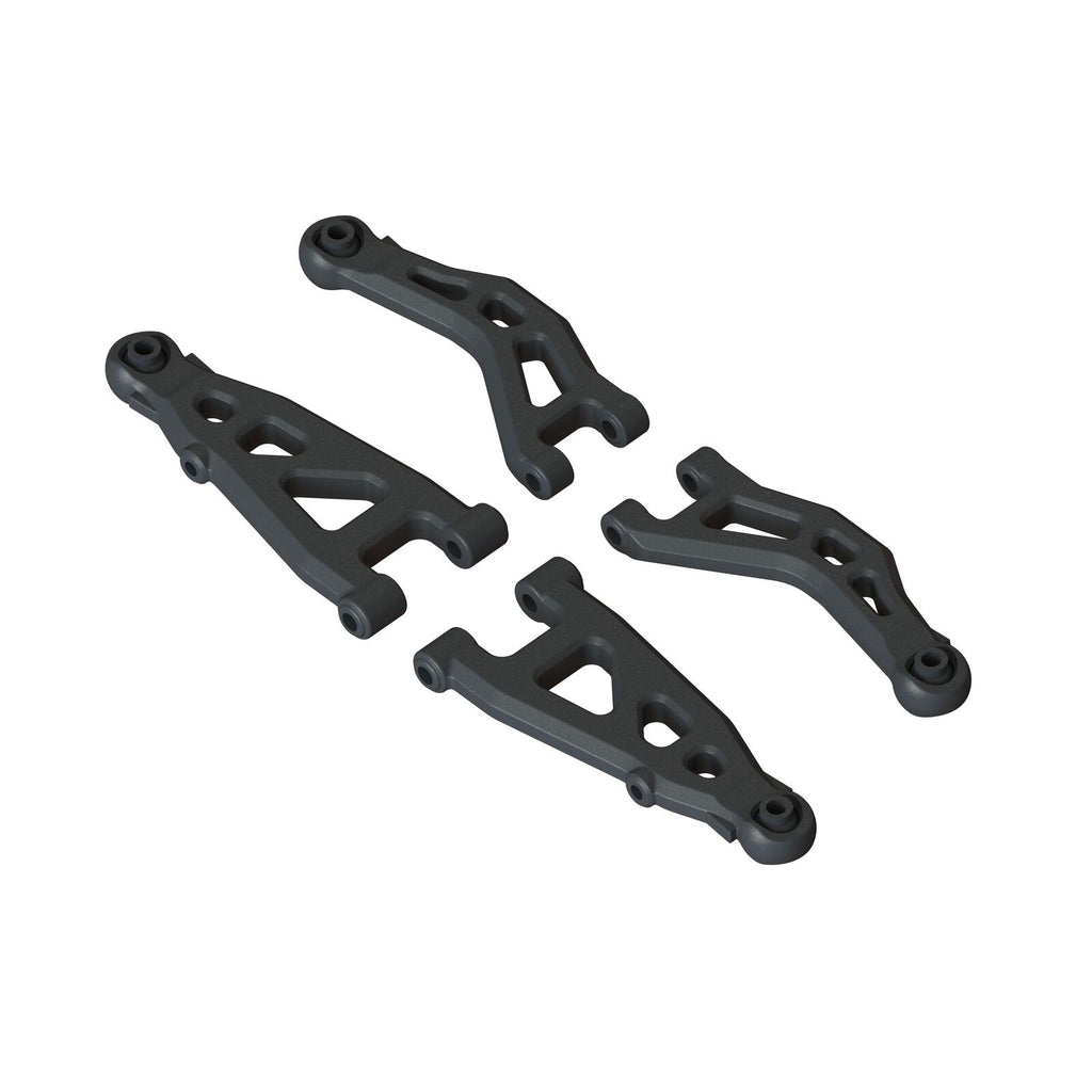Front Suspension Arm Set B: GROM, LOSI NASCAR - ARA330839