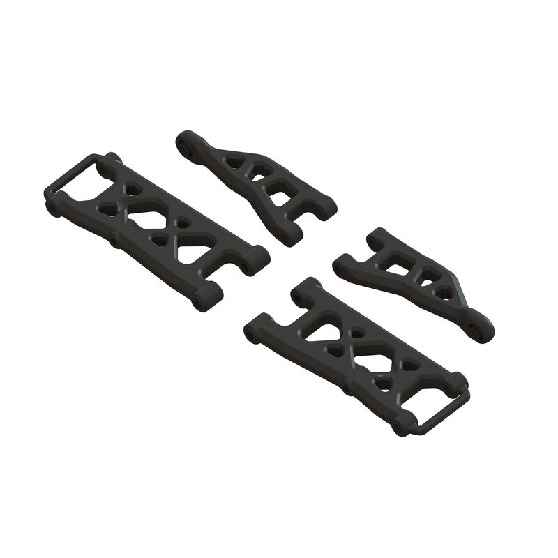 Rear Suspension Arm Set B: GROM, LOSI NASCAR - ARA330840