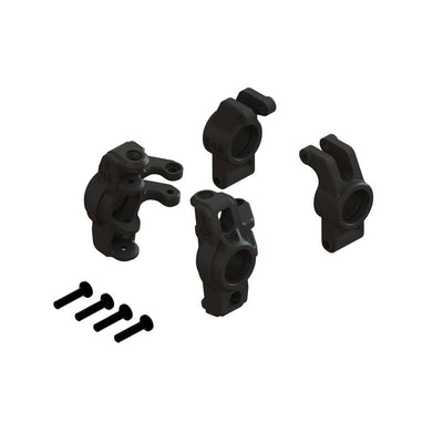 Hub Set B (Front/Rear): GROM, LOSI NASCAR - ARA330841