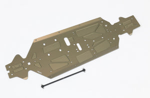 Chassis +4mm w/ Rear Center Drive Shaft 119mm: X8R/8R US Edition  - E2436/1