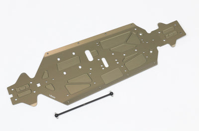 Chassis +4mm w/ Rear Center Drive Shaft 119mm: X8R/8R US Edition  - E2436/1