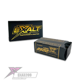Exalt X-Rated 2S 135C Hardcase "FAT" Shorty Lipo Battery (7.4V/8500mAh) w/5mm Bullets (EXA3209)