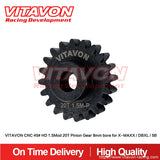 VITAVON Pinion Gear 8mm D bore 1.5Mod15/16/17/18/19/20/21/22/23/24/25/26/30/33T CNC HD 45# for X-MAXX / DBXL / 5B - Vitavon - XMAXX78