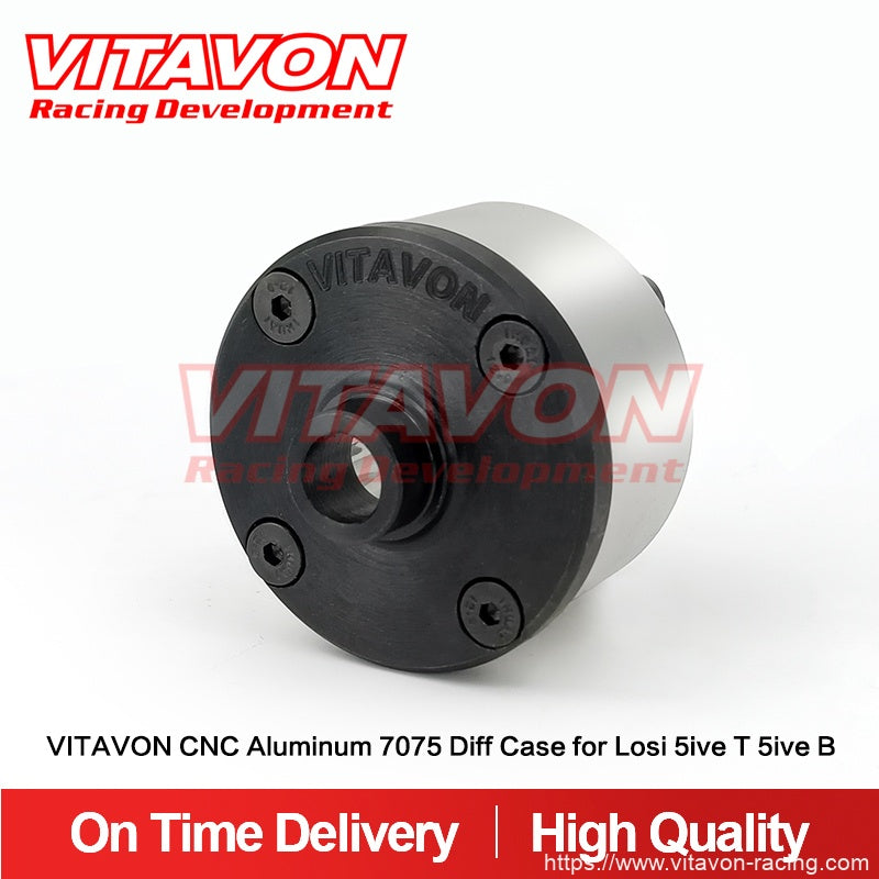 VITAVON CNC Aluminum 7075 Diff Case for Losi 5ive T 5ive B - Vitavon - 5B00020