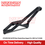 VITAVON CNC Alu7075 Rear Chassis Brace Support For LOSI 5 iveT 2.0 GAS - Vitavon - 5T20021