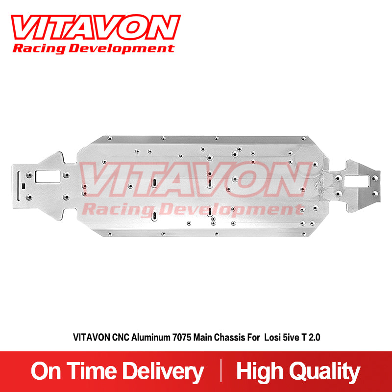 VITAVON CNC Aluminum 7075 Main Chassis For Losi 5ive T 2.0 - Vitavon - 5T20032